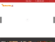 Tablet Screenshot of bigcheesepizza.com
